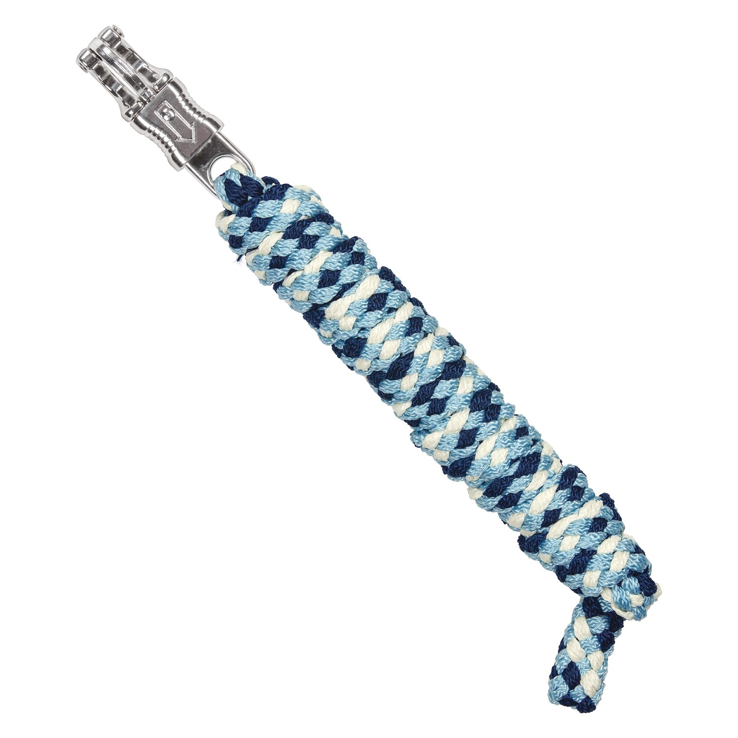 Loesdau Anbindestrick  - hellblau/marine/creme - 2 m