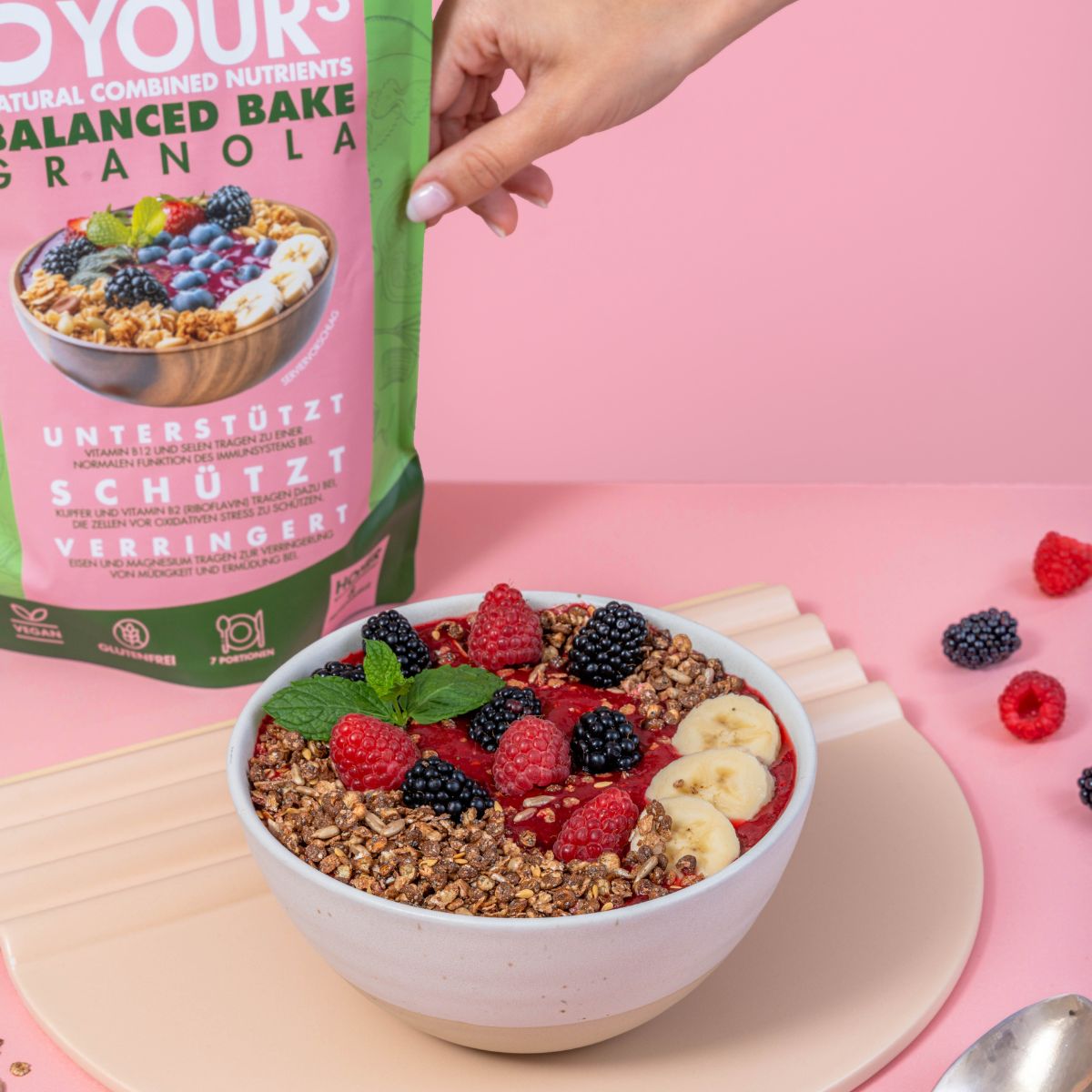 Nutriomix – Your³ Balanced Bake Granola - Nährstoffoptimiertes Müsli