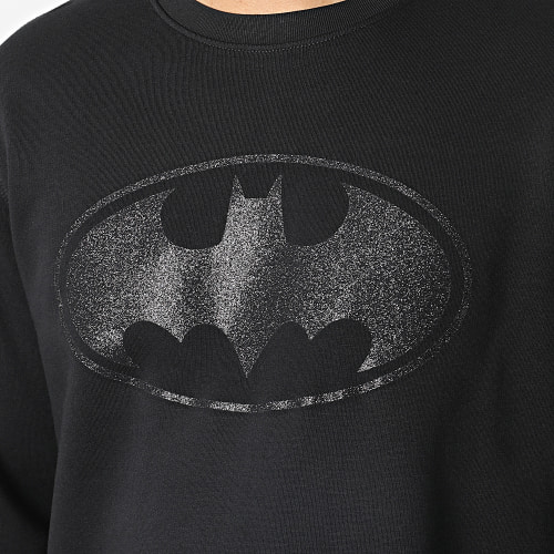 Sweat Crewneck Glitter Logo Noir