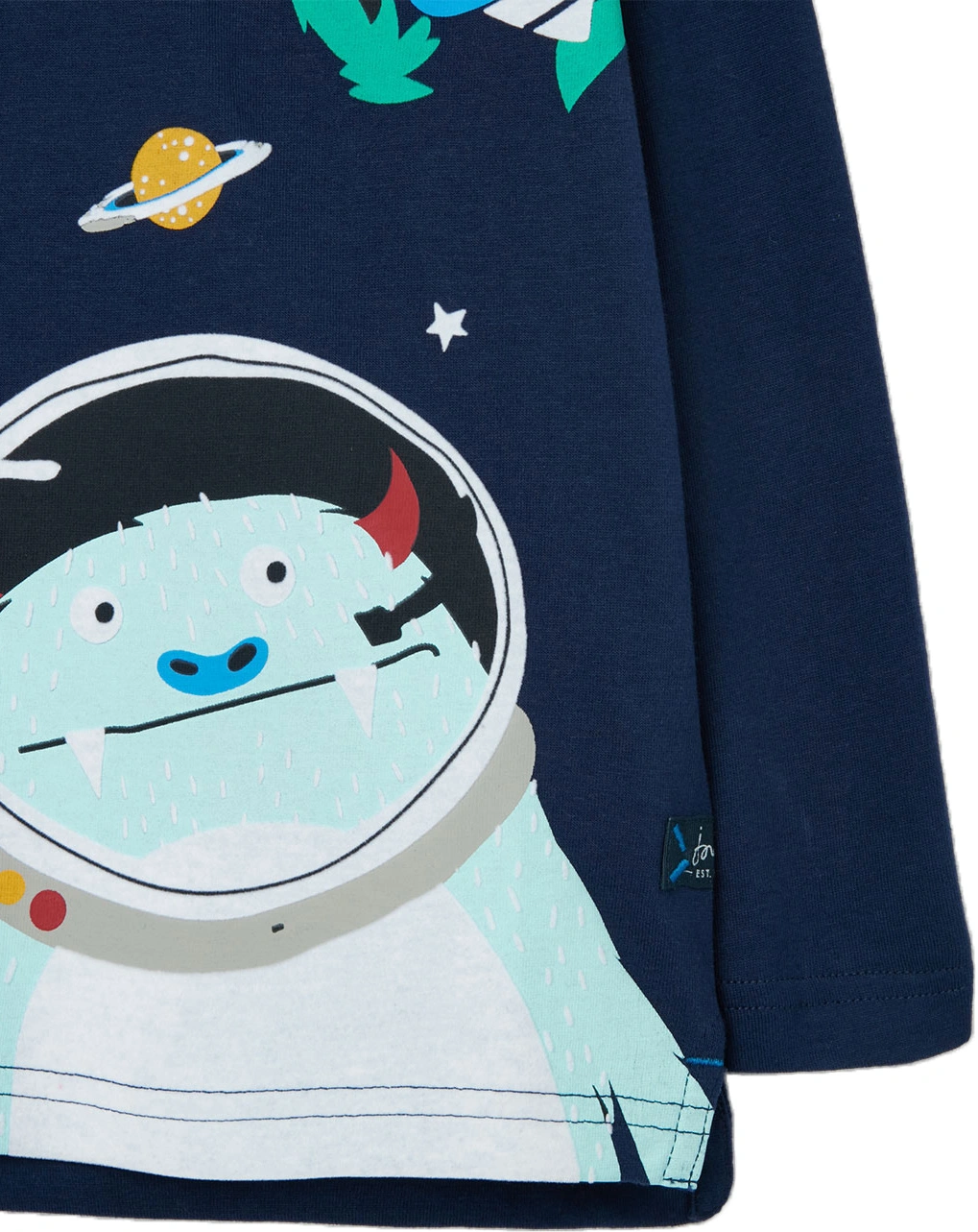 Langarmshirt FINLAY MONSTERSPACE in dunkelblau