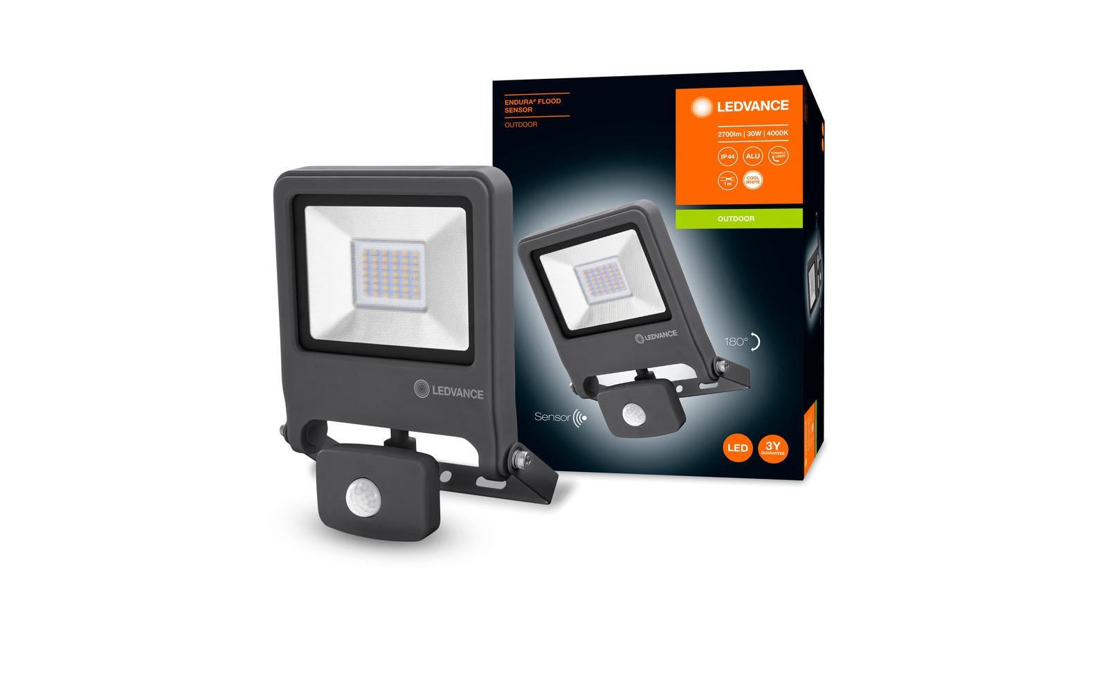 Scheinwerfer LED Endura Flood Sensor, 30 WAussenleuchte mit Sensor