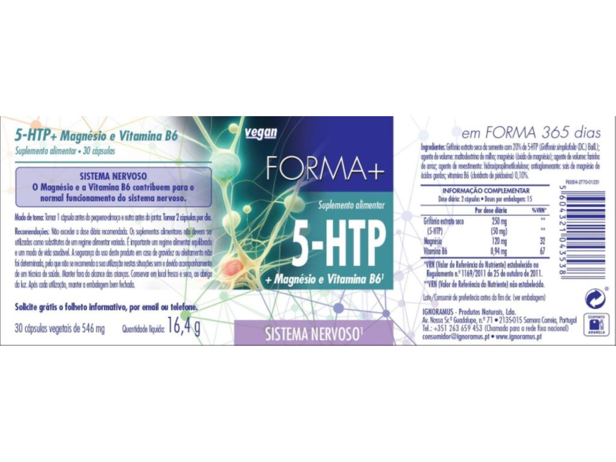 SUPLEMENTO FORMA  5-HTP 30 CAPS