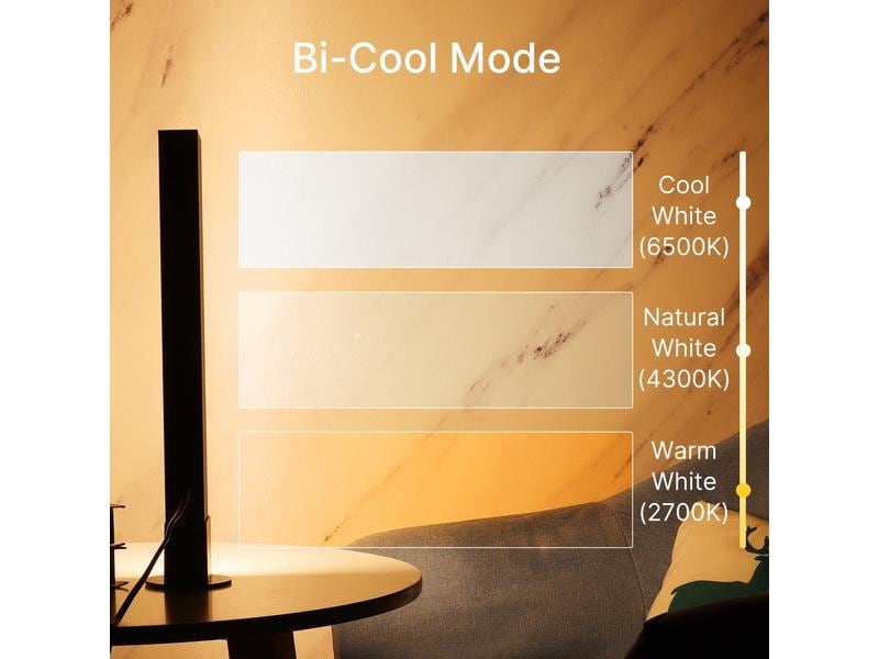 VIJIM Videoleuchte GL01 Smart Ambiance RGB Hintergrundbeleuchtung
