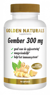 Golden Naturals Gember 300 mg Capsules 90VCP