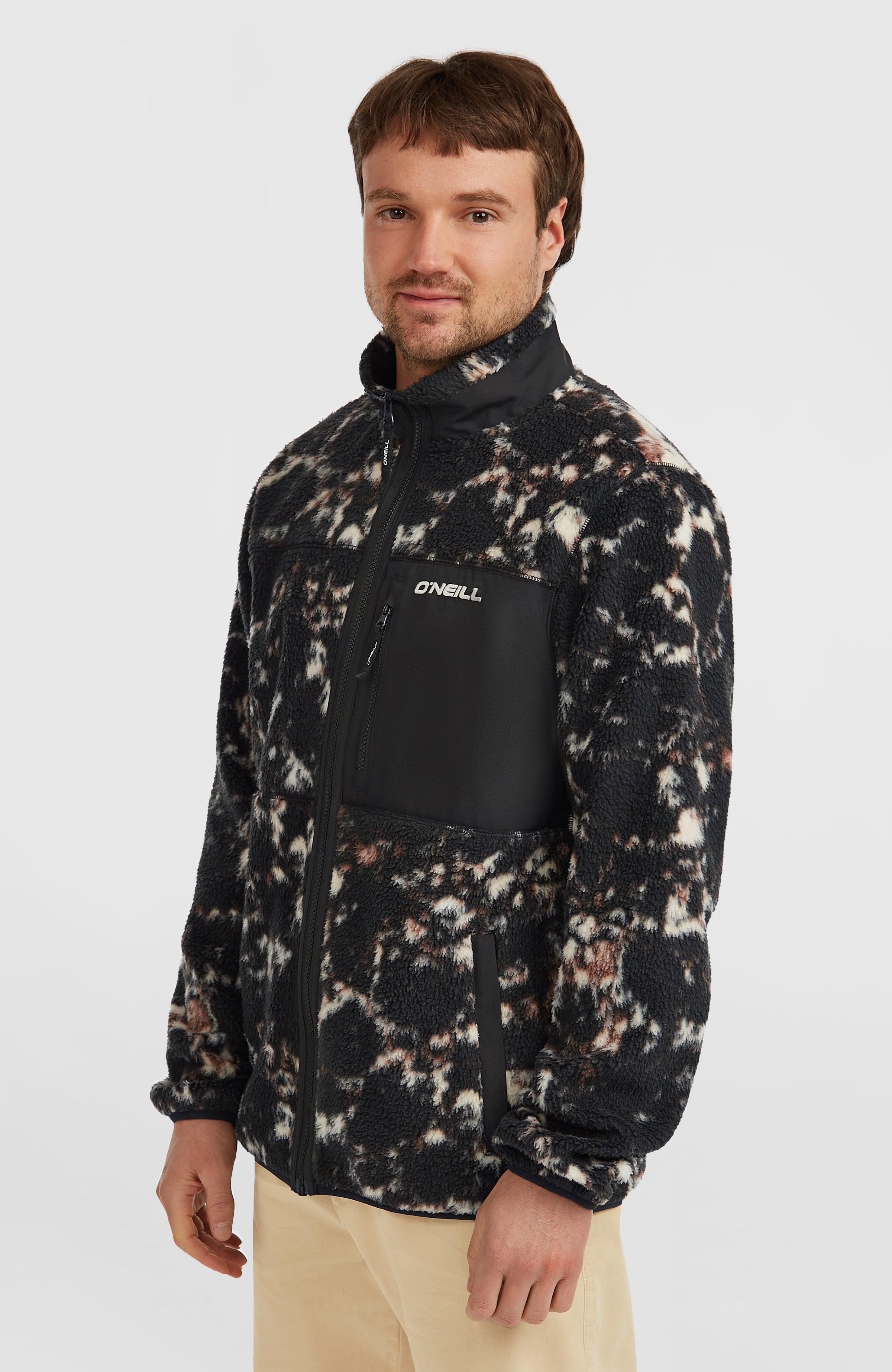 Must-Have High-Pile fleecevest met volledige rits