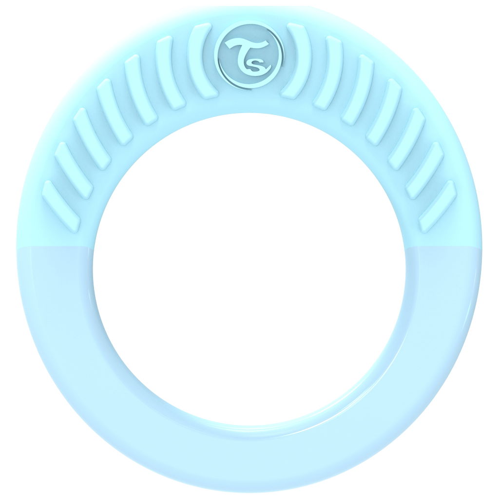 TwistshakeTwistshake   Beissring Teething Ring pastel blue