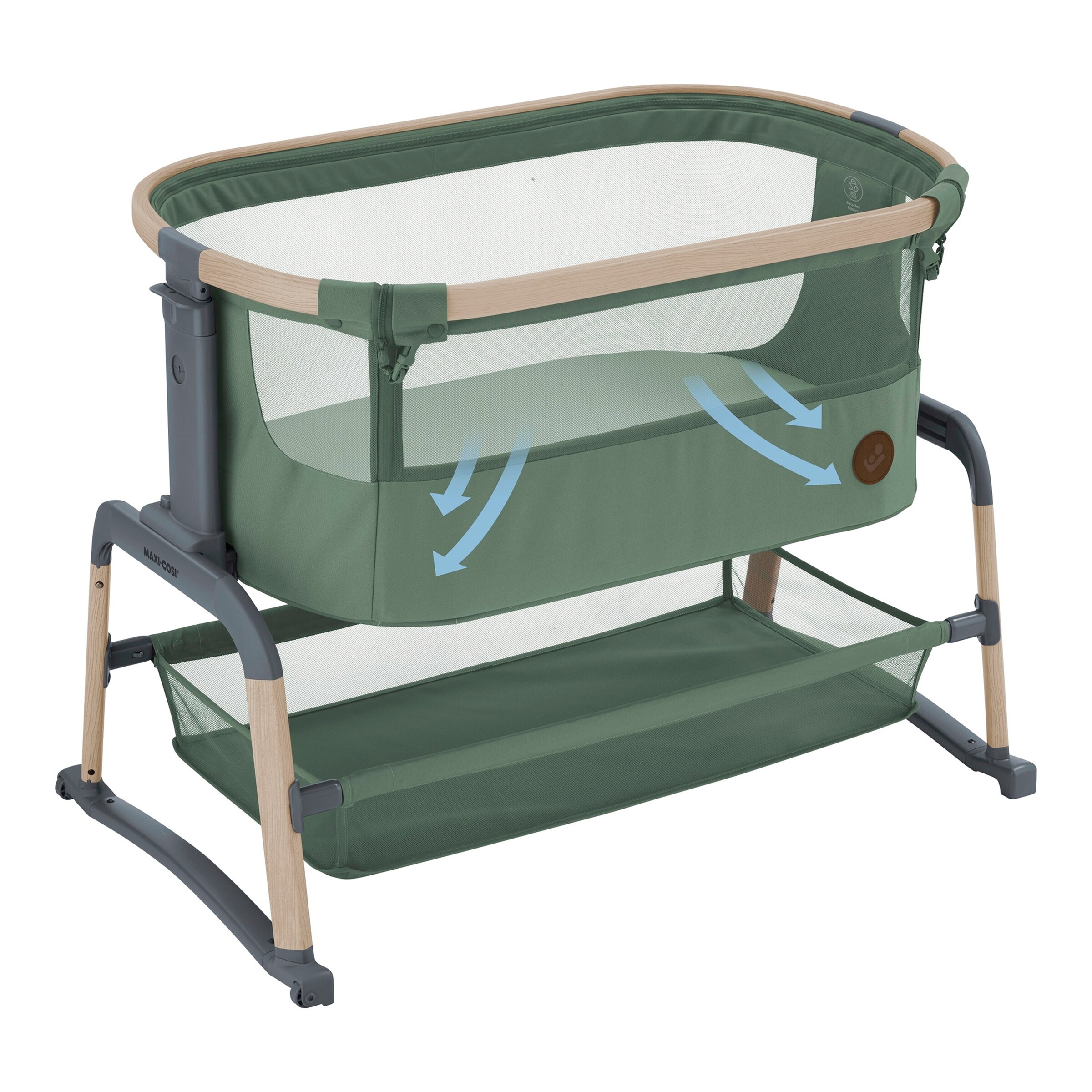 Maxi-Cosi Beistellbett Iora Air Beyond Green