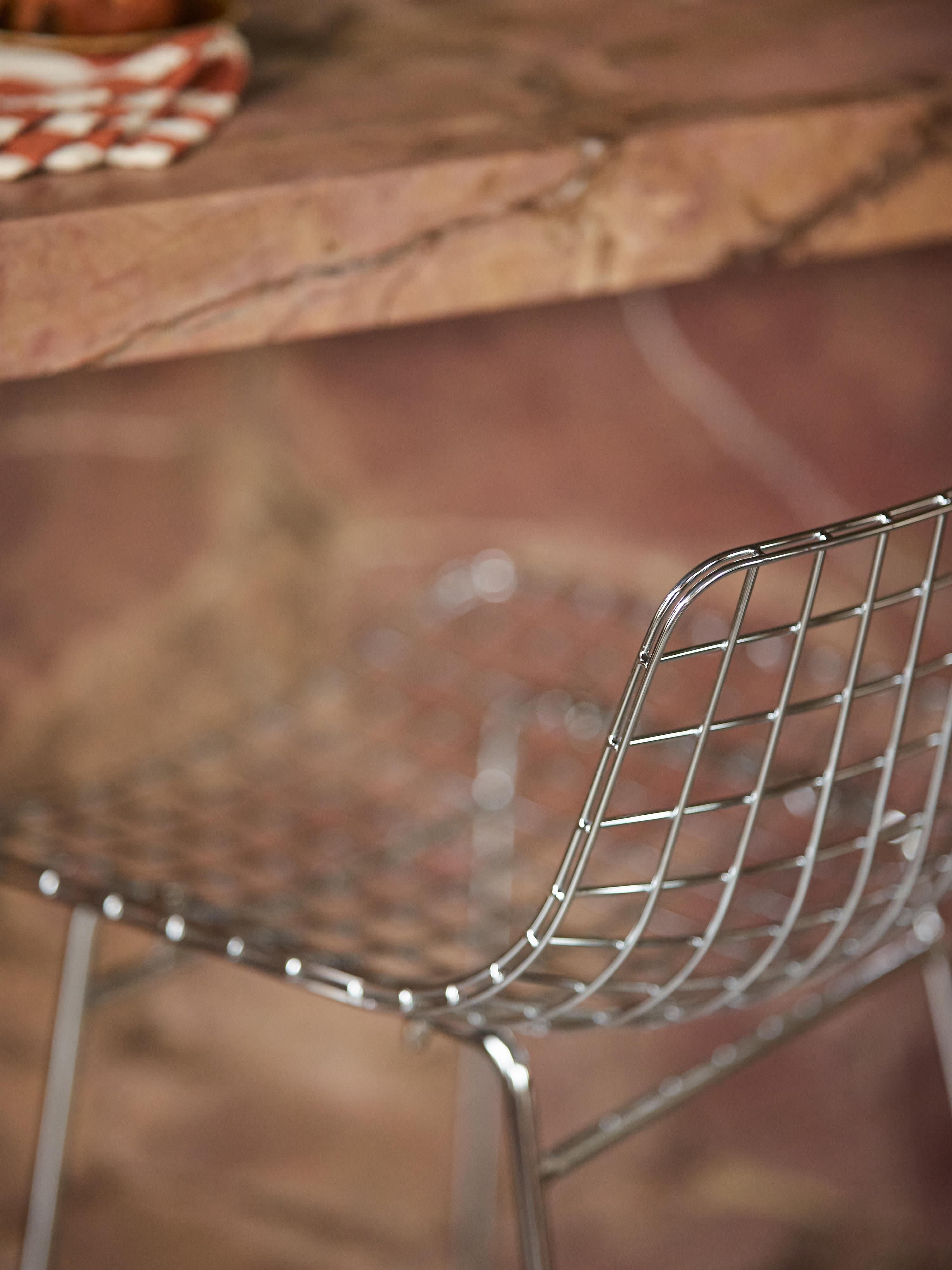 Metalen barstoel Wire