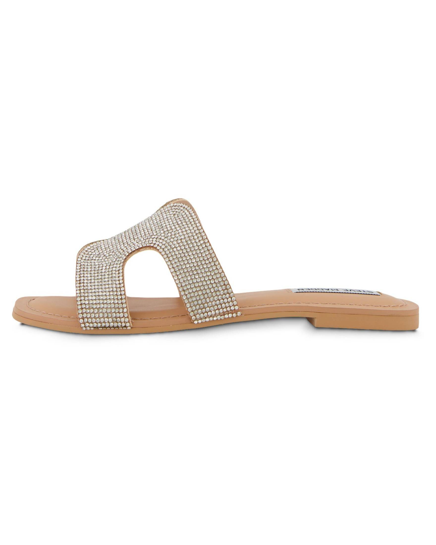 Steve Madden| Damen Pantoletten ZARNIA-R SLIDE CRYSTALS