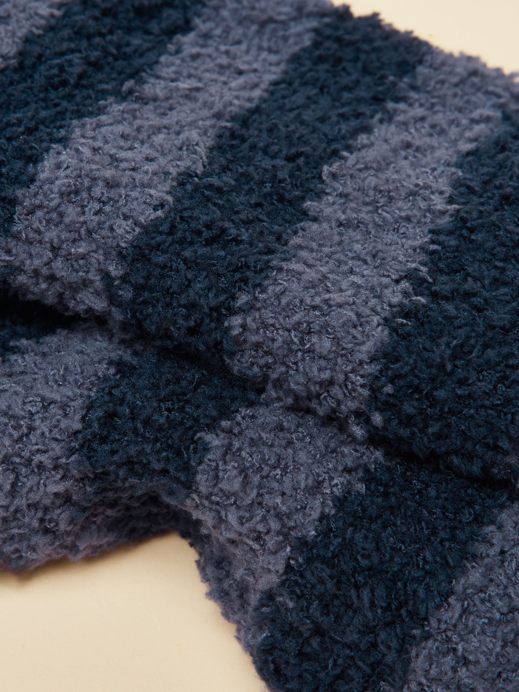 Blauw - Joules Men's Fluffy Stripe Socks