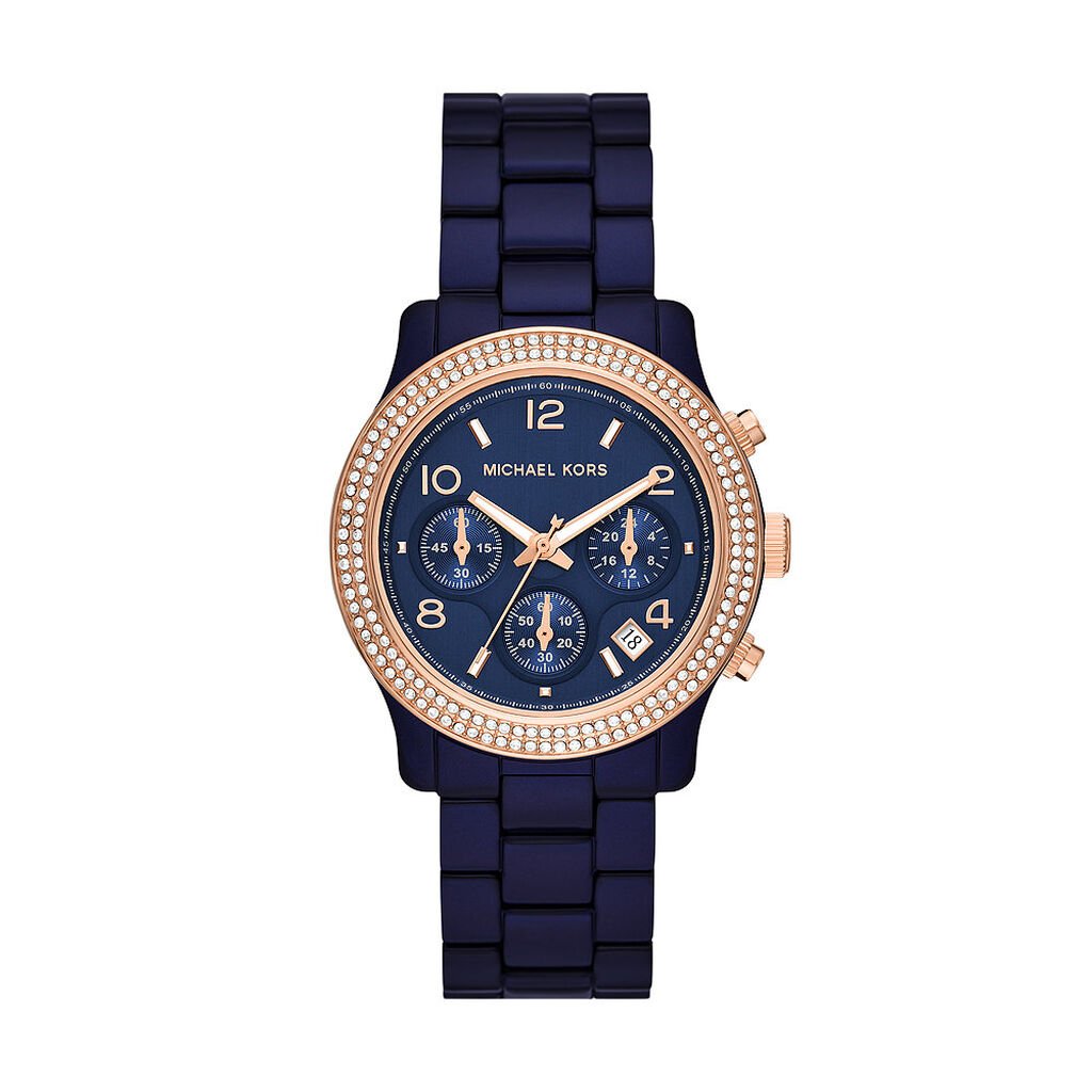 Montre Michael Kors Runway Bleu