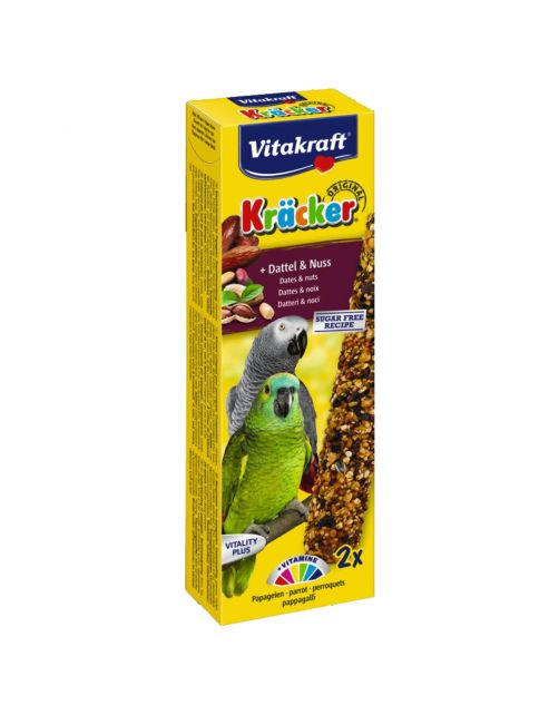 Vitakraft Papegaai Kracker - Vogelsnack - Noten 2 stuks