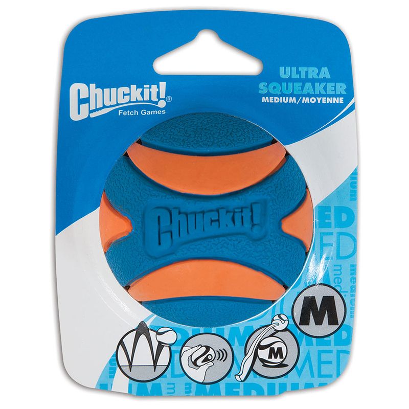Balle Ultra Squeaker Ball Chuckit! ✓ pas cher