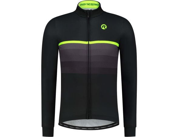 Rogelli Hero II LS Cykeltrøje, Black/Fluor
