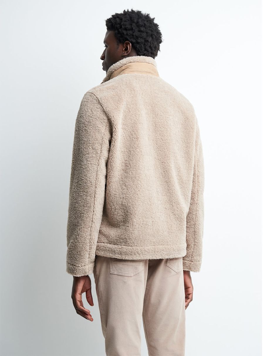 Blouson col montant uni