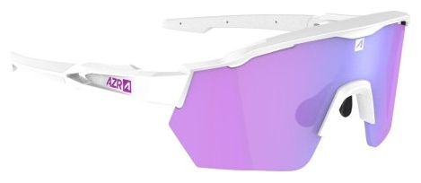 Coffret lunettes AZR Race RX Blanc/Violet   Écran incolore