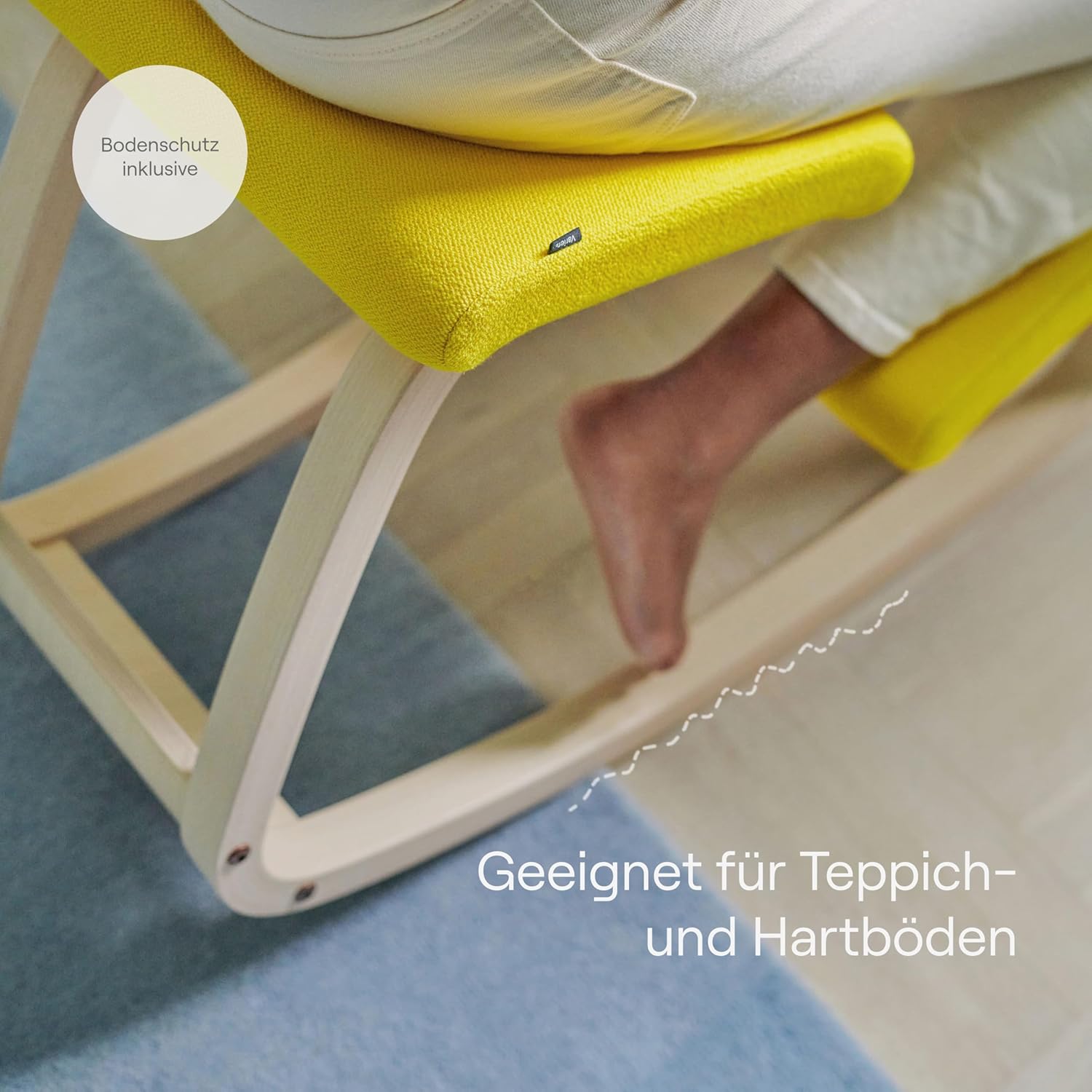 Varier Variable Balans Ergonomischer Stuhl Monochrome Marine Bewegung Haltung Buero Home Office Lernen 10 Jahre Qualitaetsgarantie