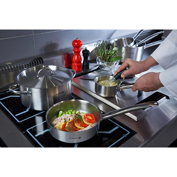 Sauteuse bord droit inox 20 cm Prim'Appety De Buyer