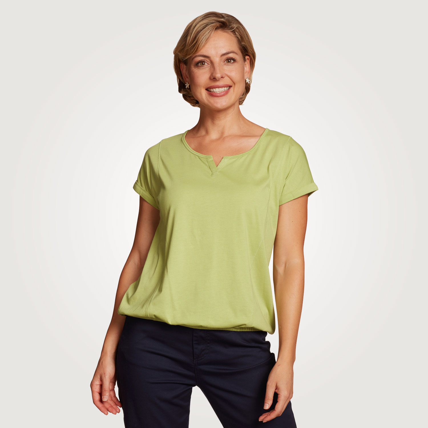 T-Shirt mit Elastbund