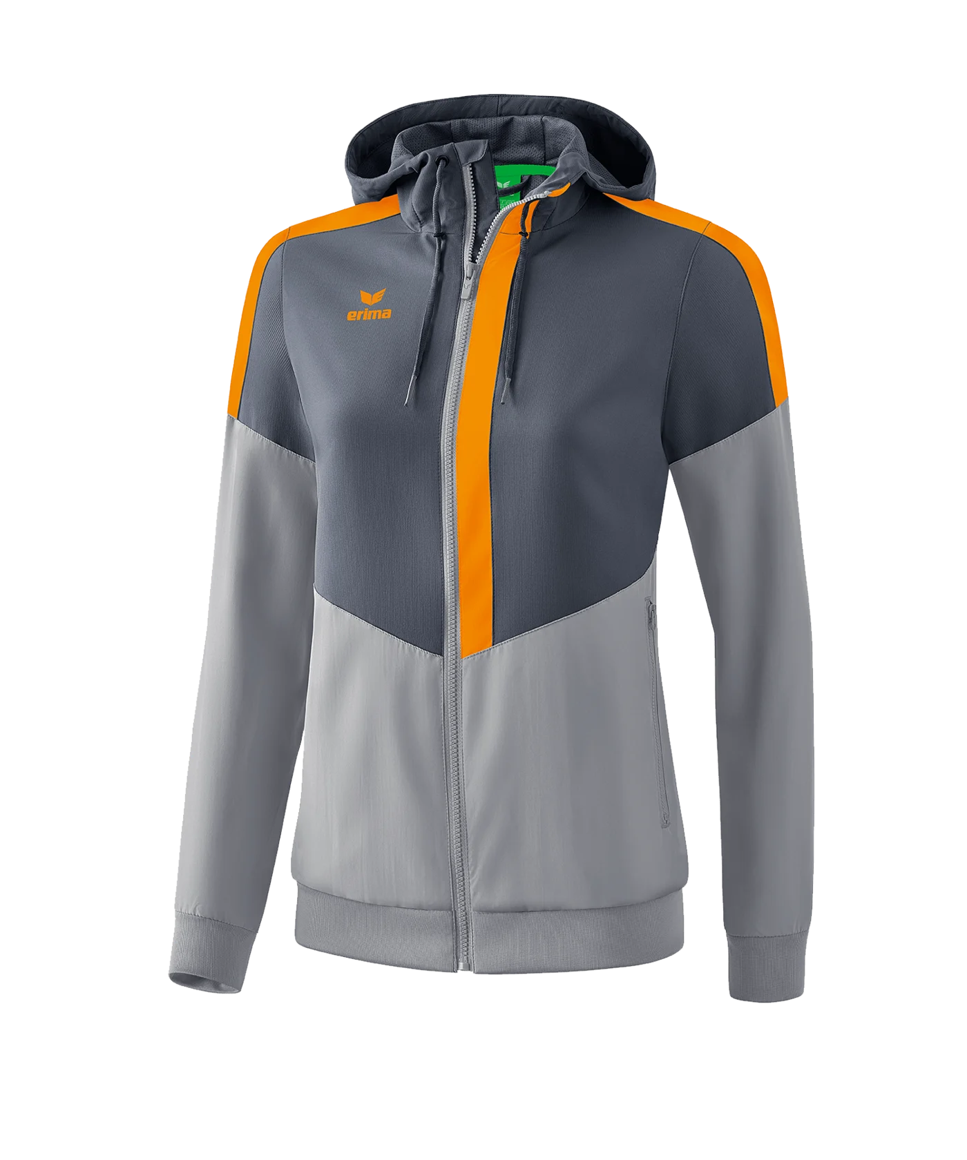 Erima Squad Präsentationsjacke Damen Grau Orange