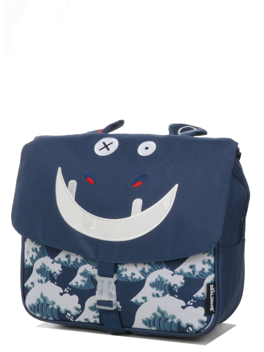 Cartable Les DÀglingos Hippipos L'Hippopotame 32 cm