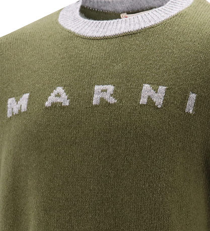 Marni Bluse - Uld - Deep Lichen Green