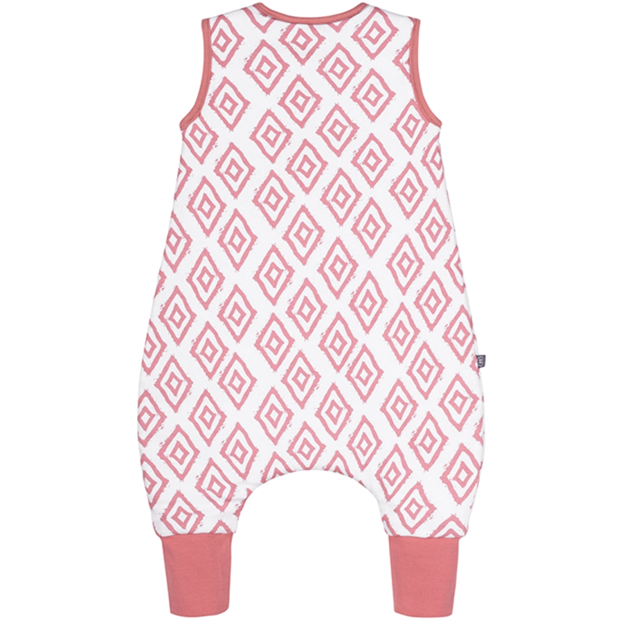 emma & noah Schlafsack mit Füßen Rauten Rosa TOG 2.5