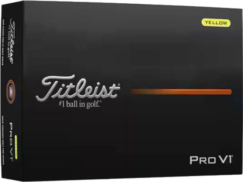 Titleist - Pro V1 - Golfballen - Geel - Doos van 12 Ballen