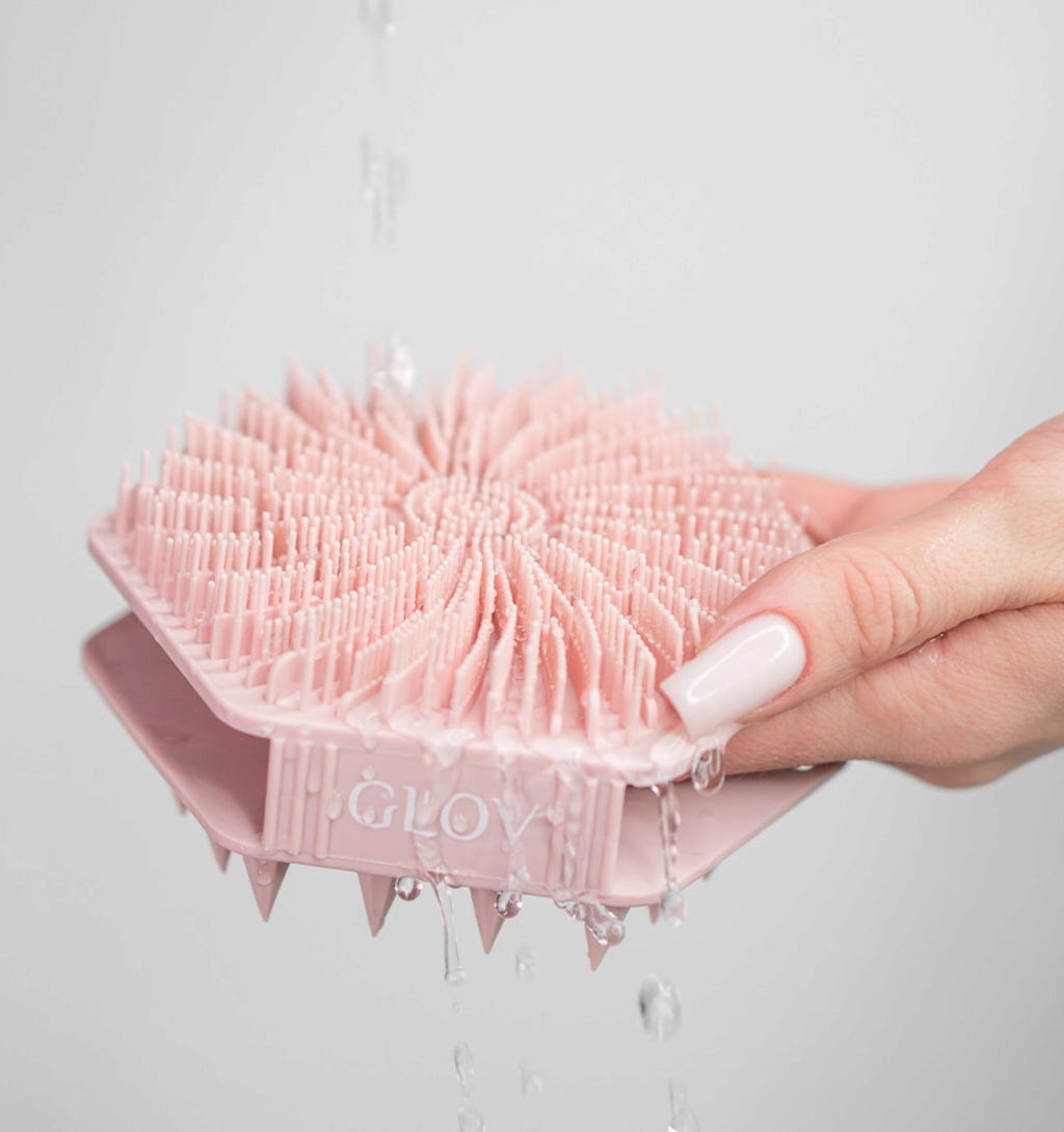 GLOV  Bubble Burst 3in1 Silicone Wash & Massage Pad for Body, Scalp & Back