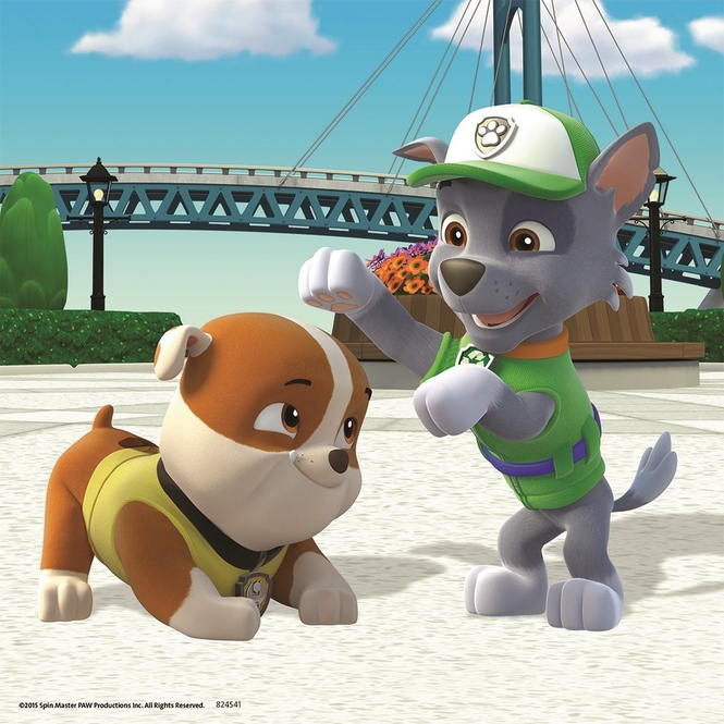 Puzzle-Box - Paw Patrol - Team auf 4 Pfoten - 3x49 Teile