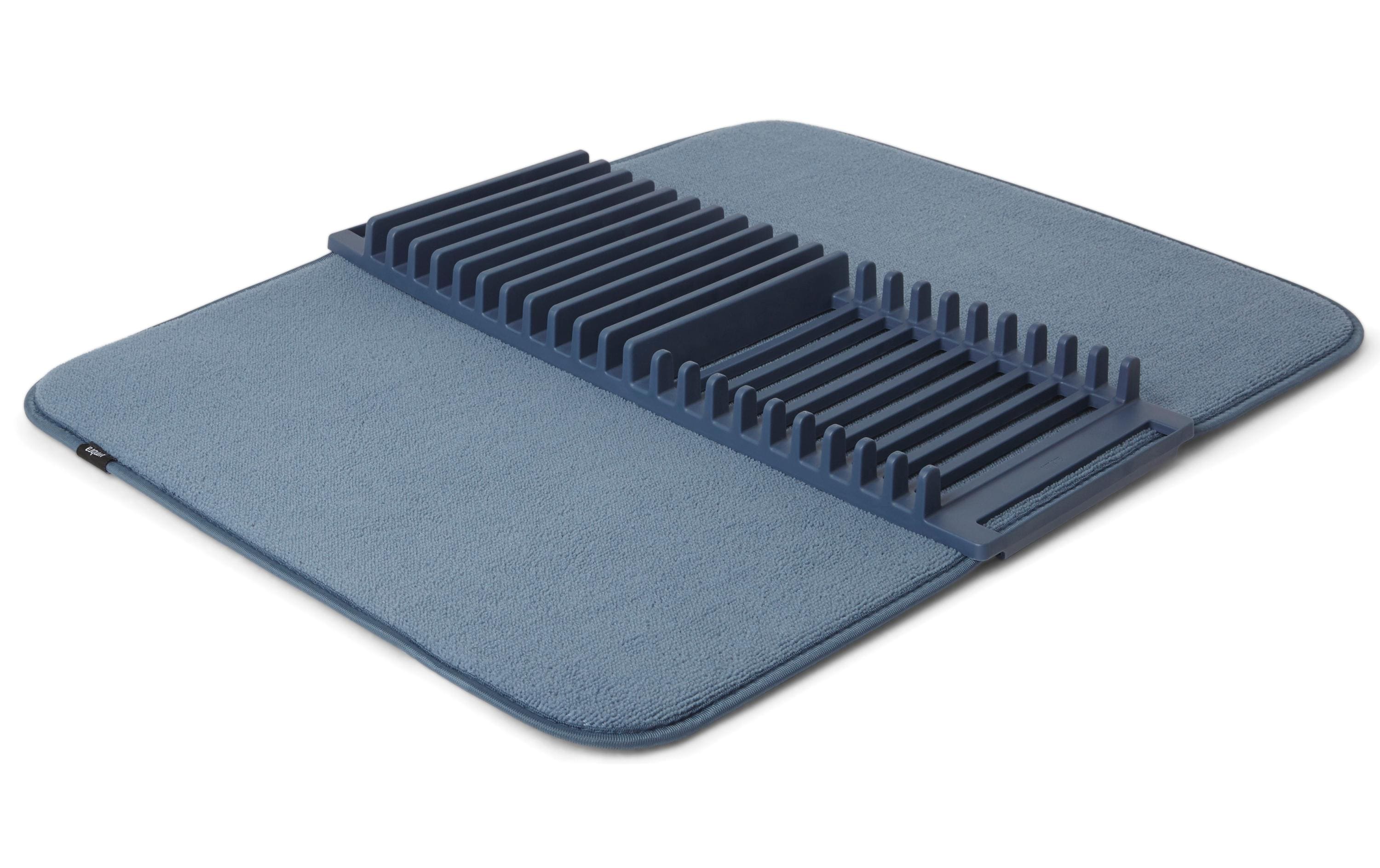 Abtropfmatte Udry faltbar, BlauFaltbare Geschirr-Trocknungsmatte