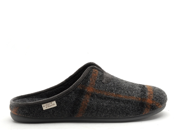 La maison de l espadrille chaussons homme 6733 5 gris