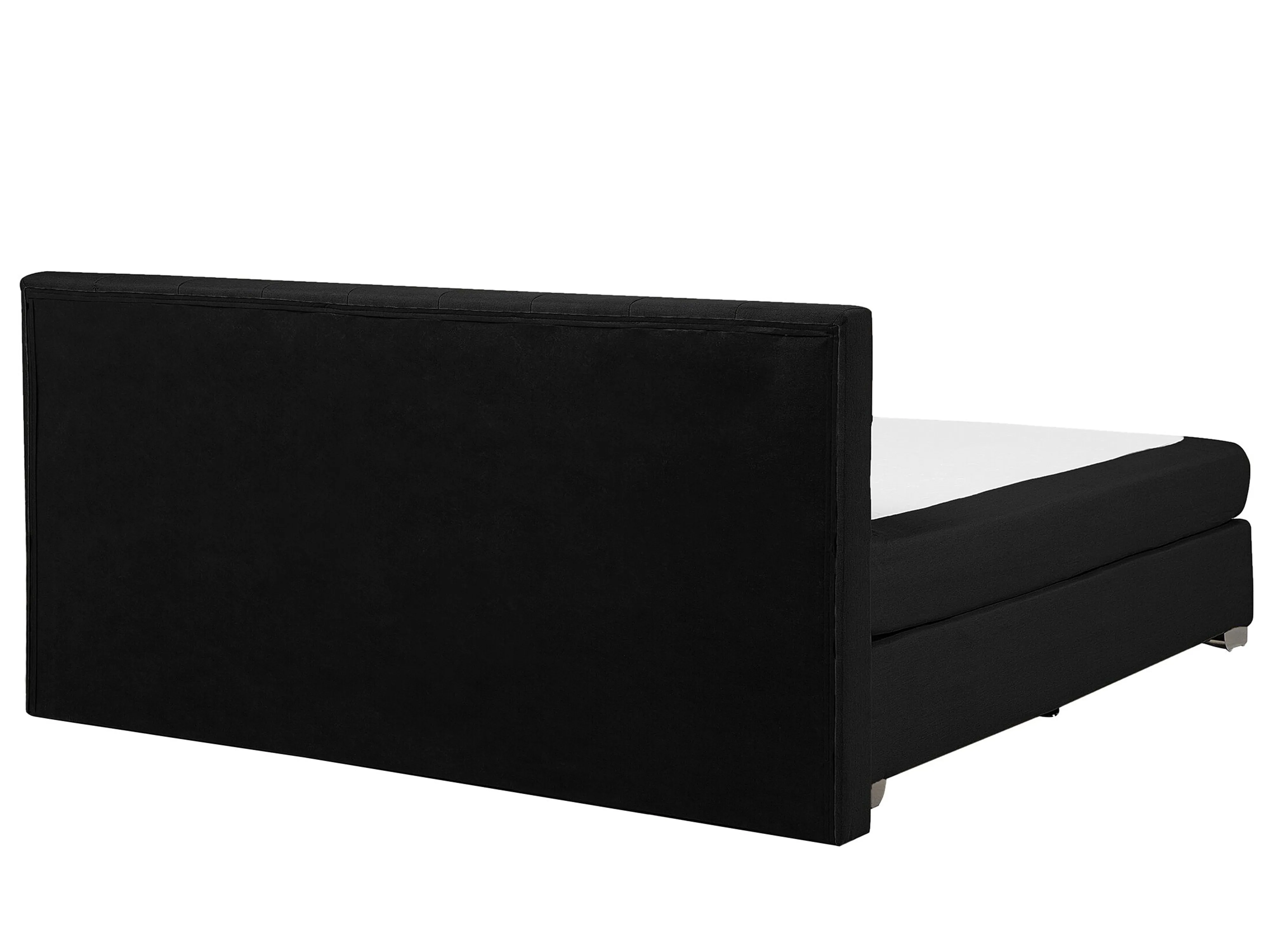 Boxspring Stof ADMIRAL 180 x 200 cm Zwart