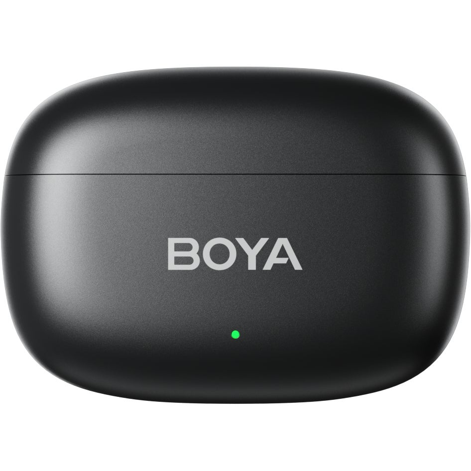 Boya MINI-12 2.4 GHz Ultra-Mini draadloze microfoon 2TX+2RX, zwart