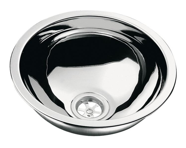 Edelstahl-Einbauspüle - Rund - 26 cm Durchmesser