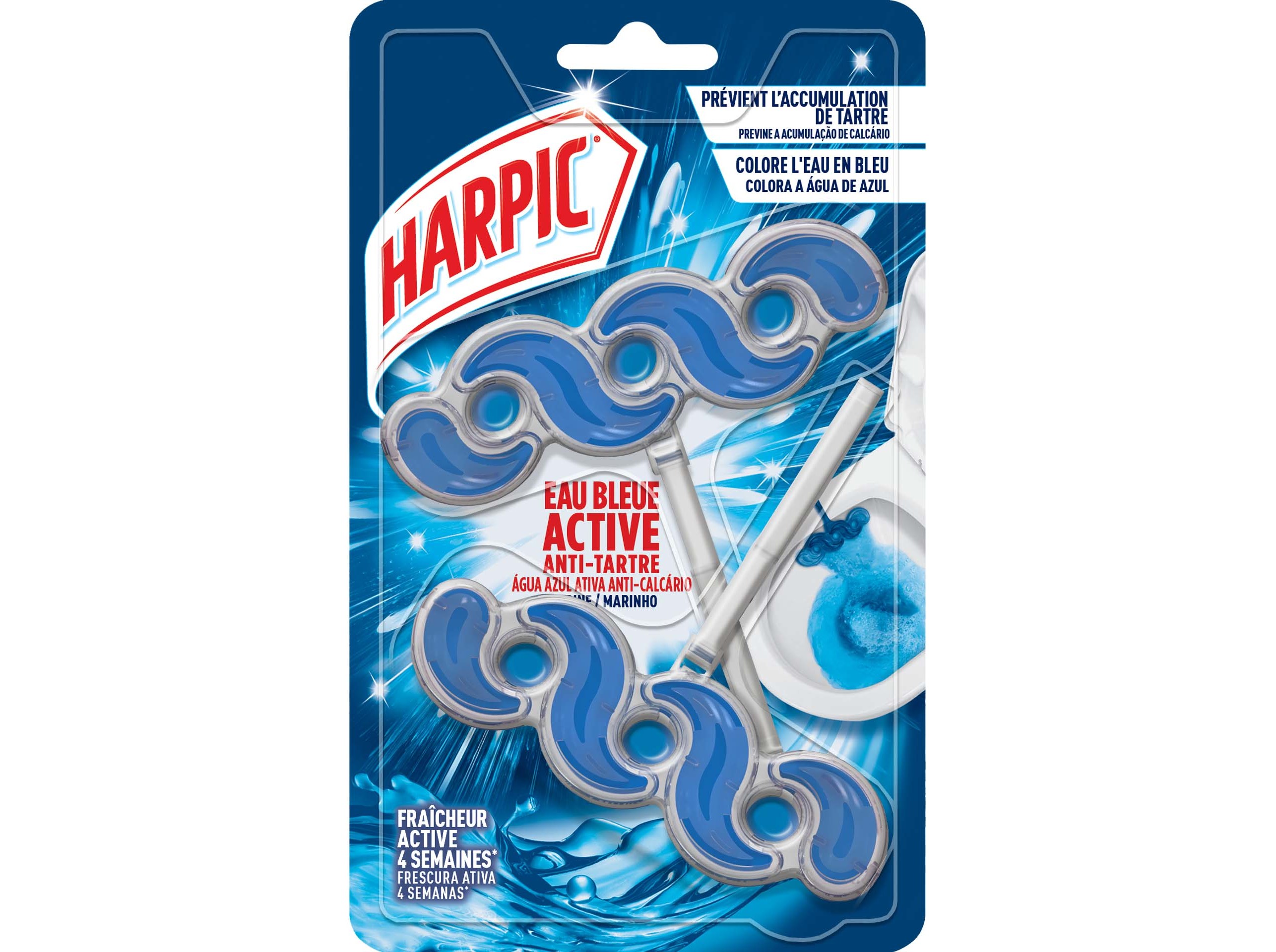 BLOCO SANITÁRIO HARPIC ANTI-CALCÁRIO 2X35G