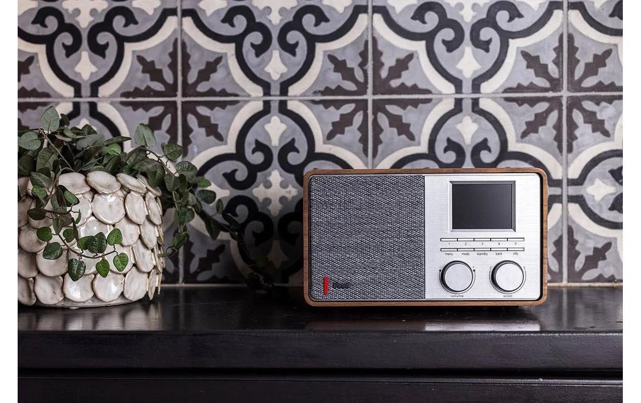 DAB+ Radio Supersound 201 W Braun<br>Digitalradio mit DAB+, FM, Internetradio, Bluetooth 5.0 und Spotify Connect