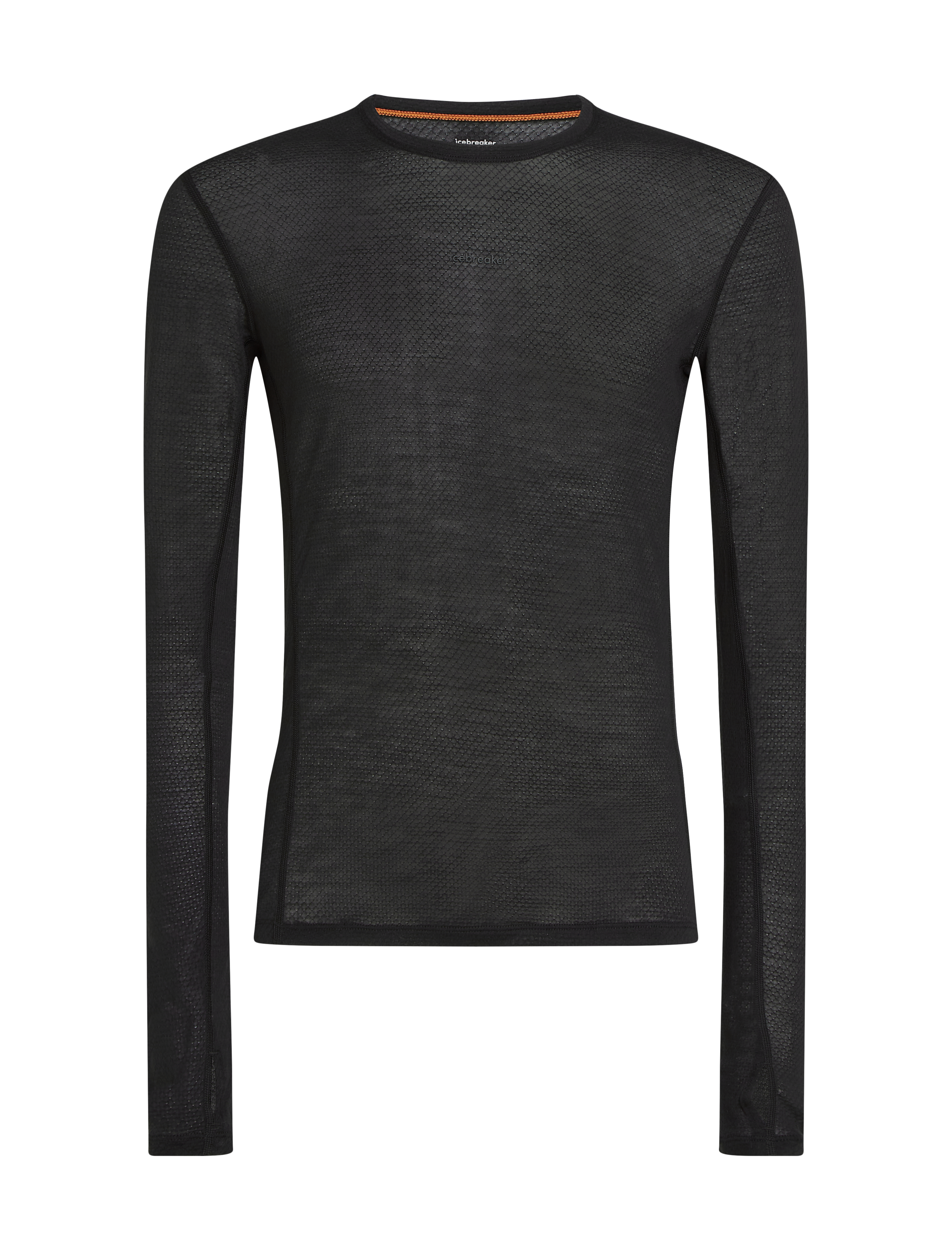 Merino Blend 75 Cool-Lite™ Featherlight LS Crewe Herre Black