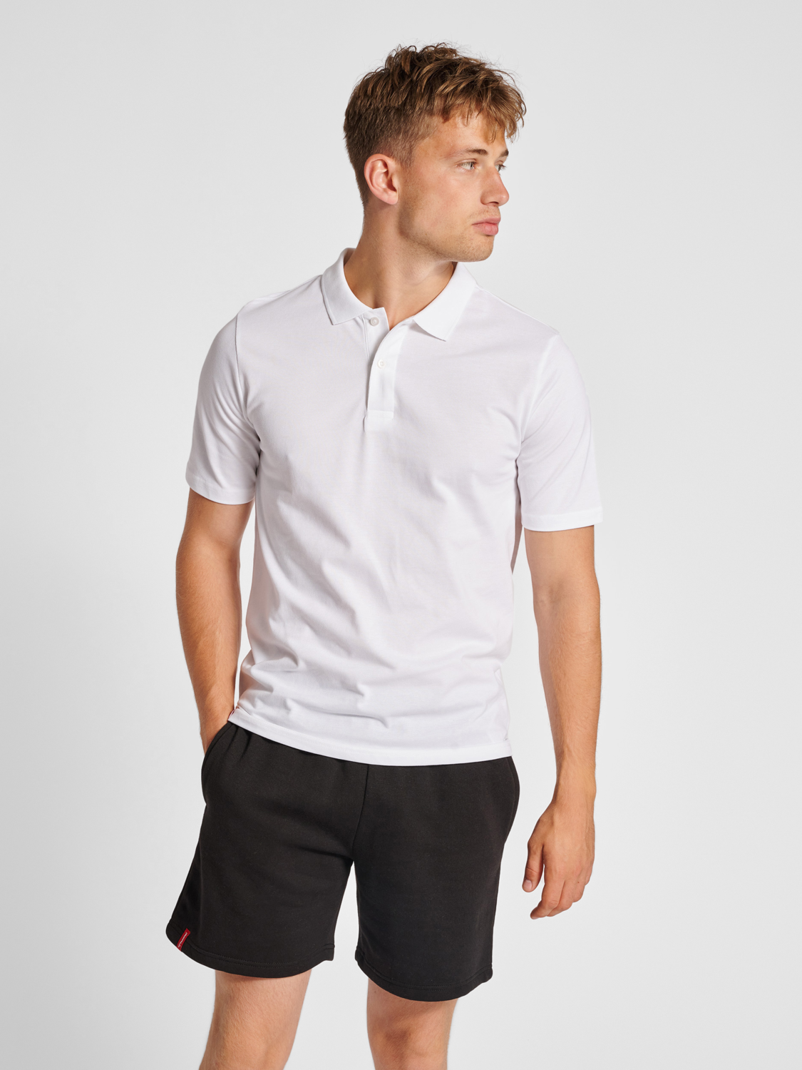 hmlRED CLASSIC POLO
