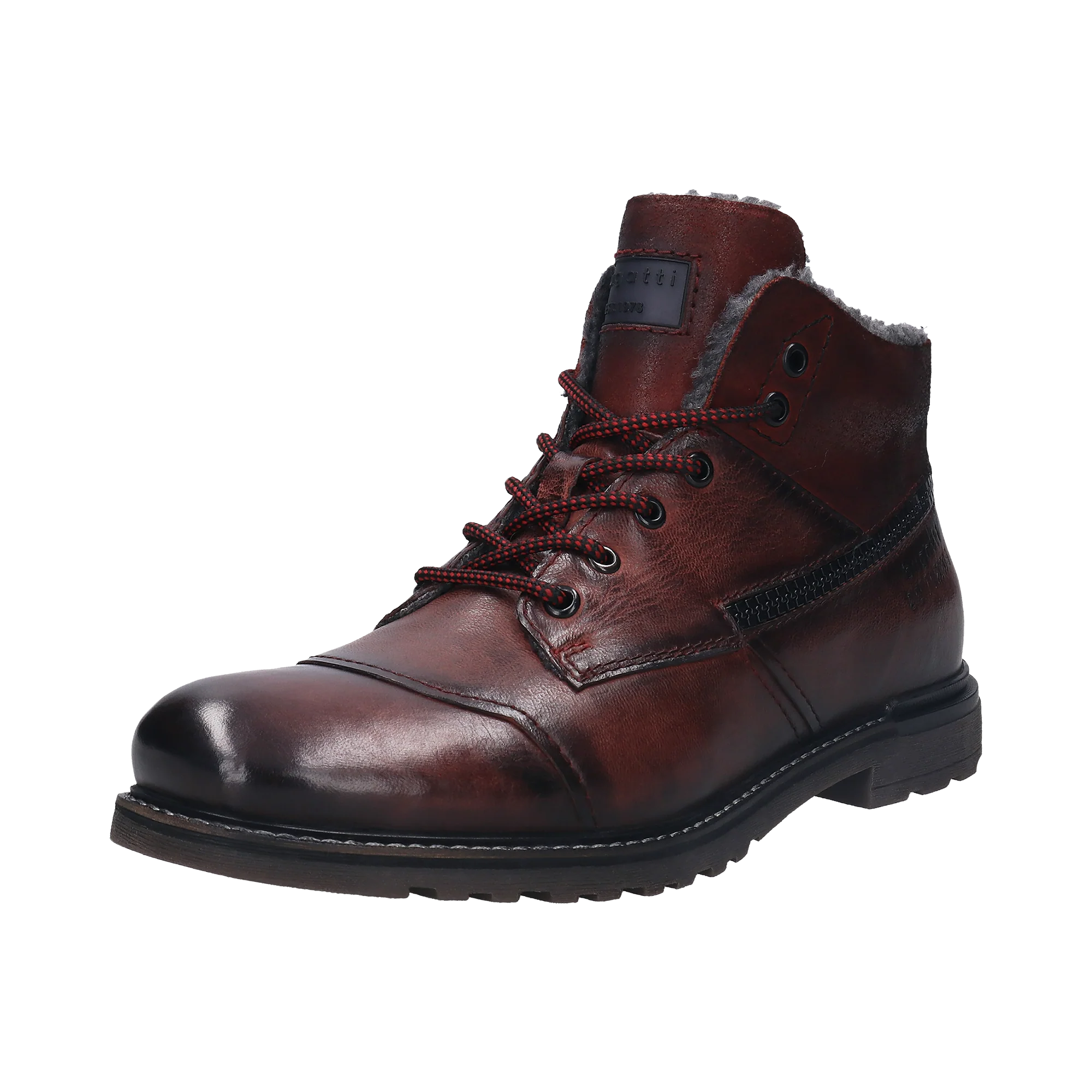 Stiefel dunkelrot