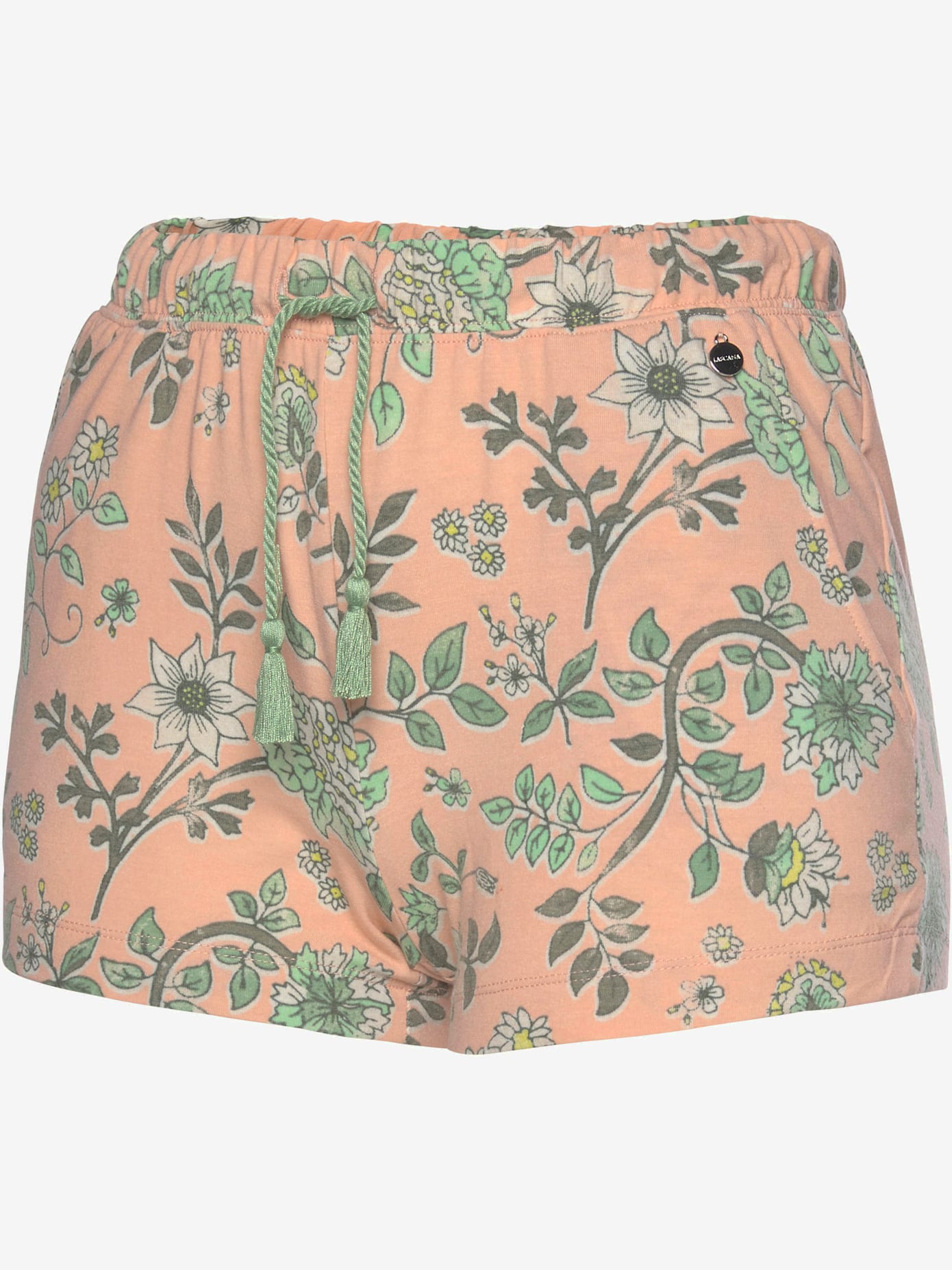 Short de nuit short de pyjama fantaisie avec imprimé floral