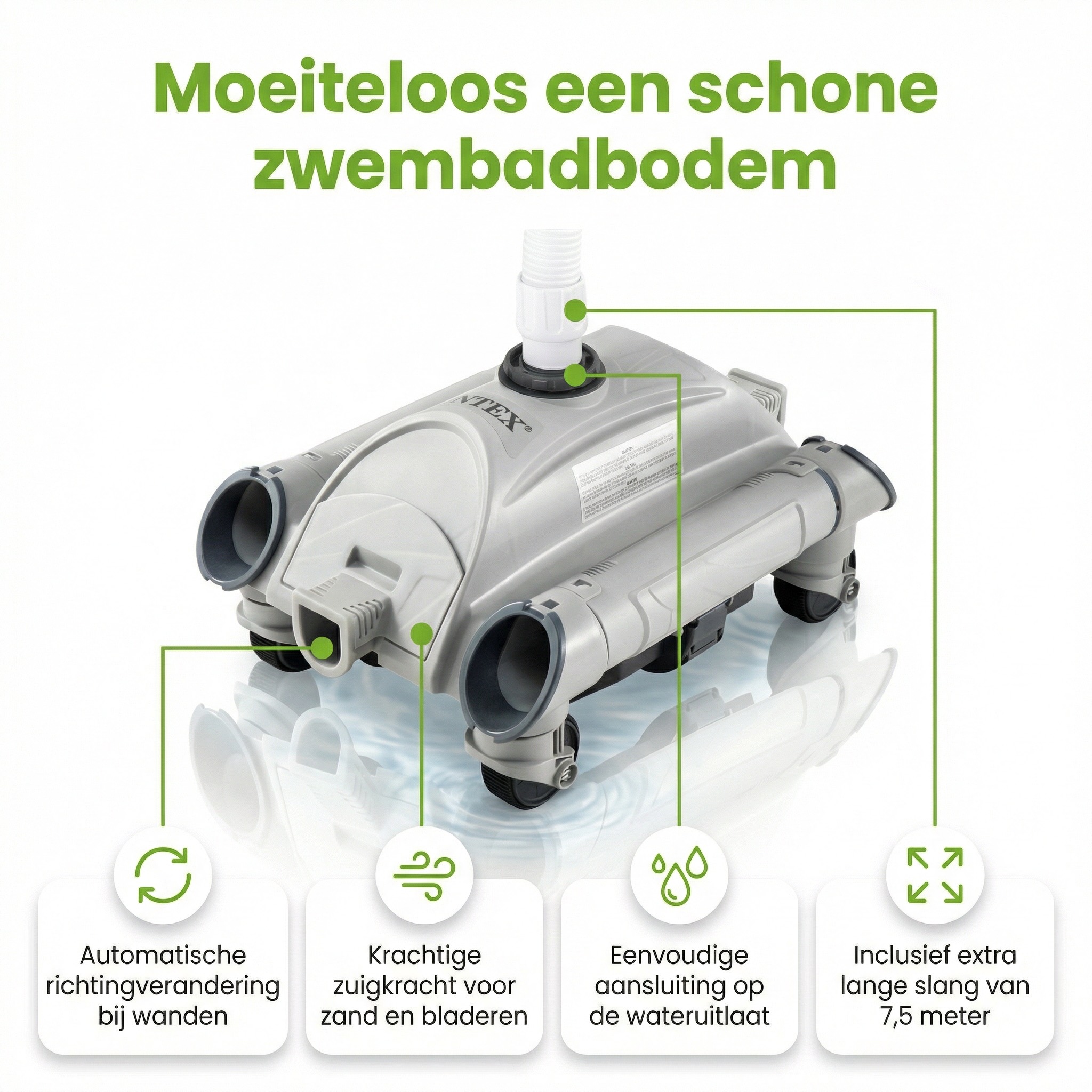 Intex automatische zwembadstofzuiger