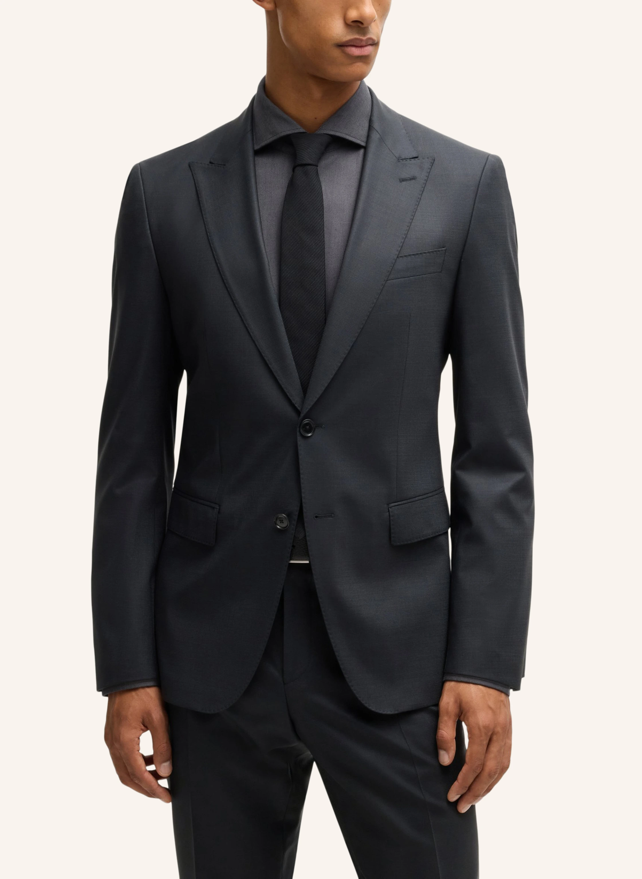 BOSS Business Anzug H-HUGE-2PCS-PEAK-242 Slim Fit