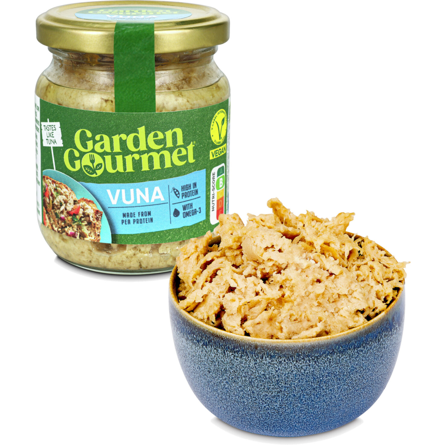 Garden Gourmet Vuna vegane Alternative zu Thunfisch -