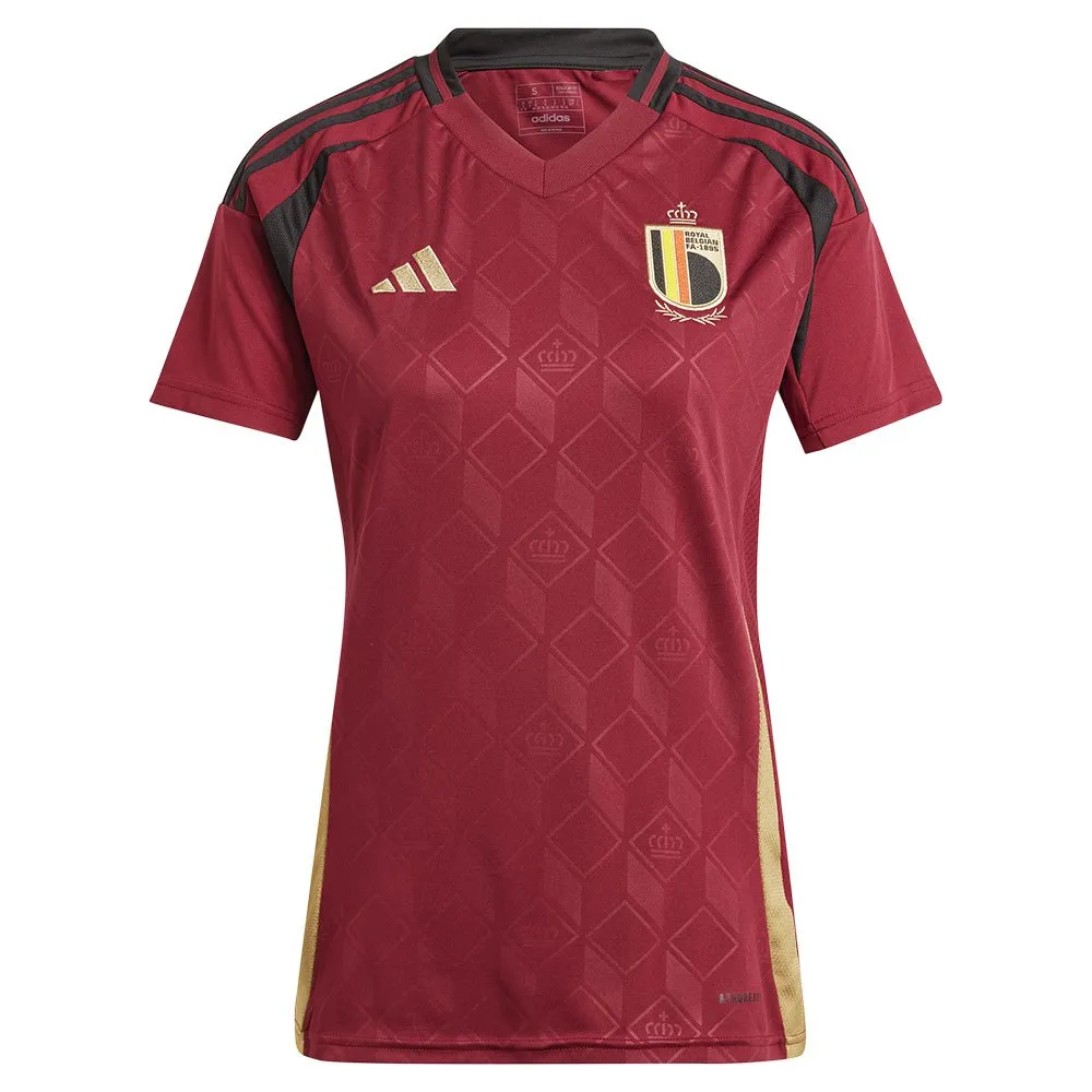 adidas Belgium 23/24 Heim Damen T-Shirt mit kurzen Ärmeln