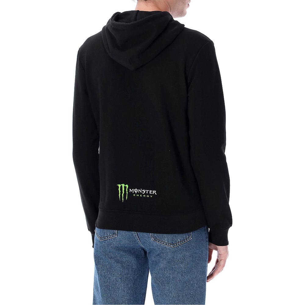 Fabio Quartararo - Sweat zippé à capuche Dual FQ20 Monster - 2023 Noir / Vert