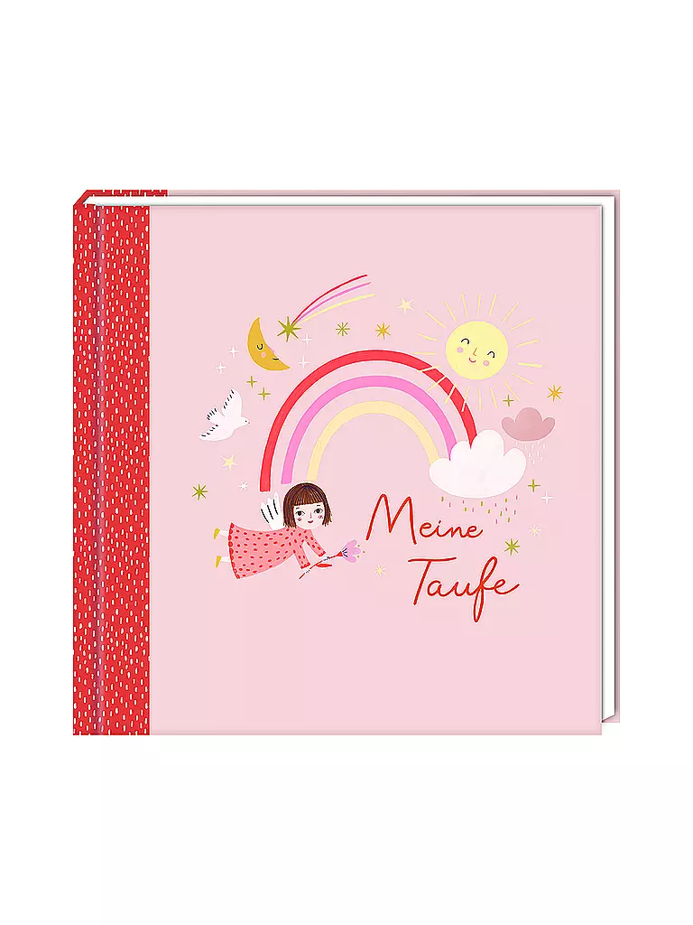 COPPENRATH VERLAG Eintragalbum - Meine Taufe apricot rosa