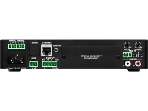 AUDAC MFA208, 2.0 kanaler, D, 0,05%, 90 dB, 4, 8, 16 ohm (O), 40 W