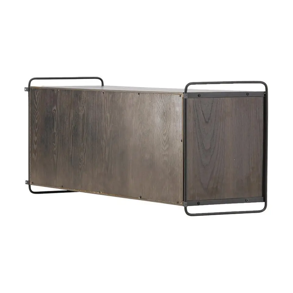 Nest living Marcus Hangende Houten Wandkast Walnoot - 122 x 35 cm