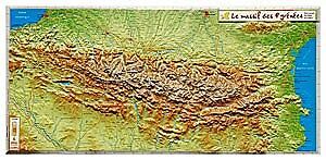 GEORELIEF - GEORELIEF MASSIF PYRENEES 62X31